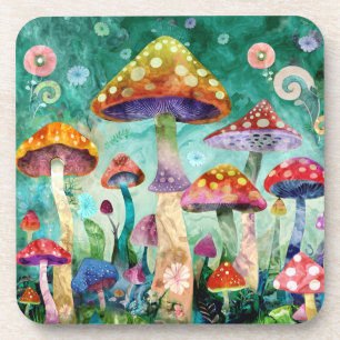 Mushroom Magical Forest Coaster