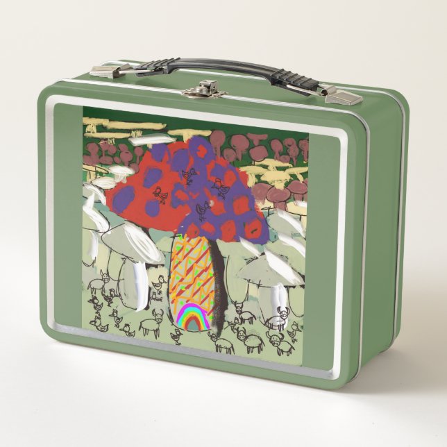 Mushroom mountain lunch box (Front)