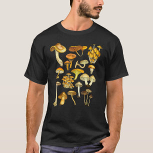 Mushroom  Mycology Fungi Foraging Mushroom Whisper T-Shirt