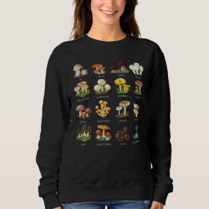 Mushroom Mycology Fungi Foraging Mushroom Whispere Sweatshirt