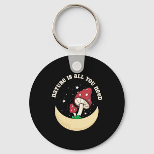 Mushroom Nature Is All You Need Key Ring