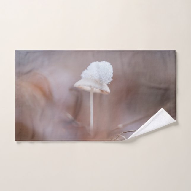 Mushroom Nature Photo Hand Towel (Hand Towel)
