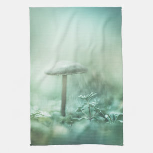 Mushroom Nature Photo Tea Towel