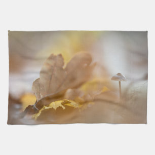 Mushroom Nature Photo Tea Towel