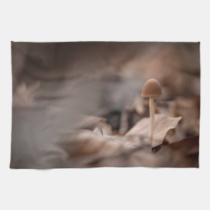 Mushroom Nature Photo Tea Towel
