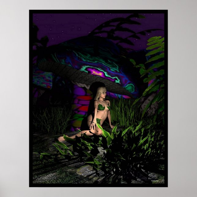 Mushroom Patch Poster (Front)