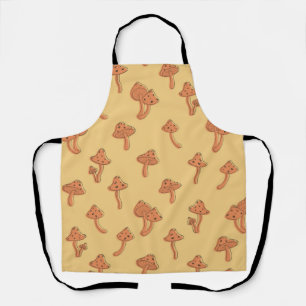 Mushroom pattern apron