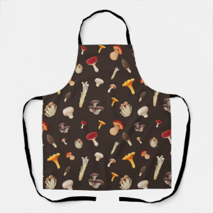 Mushroom pattern apron