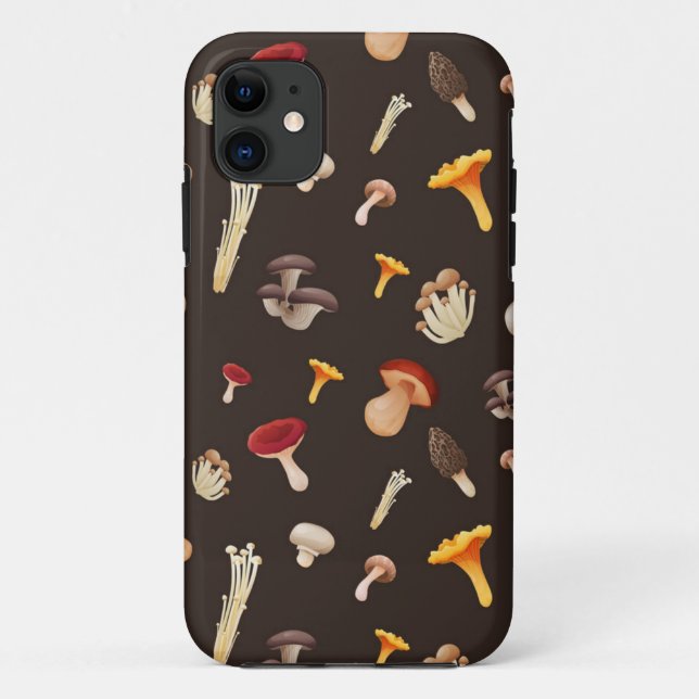 Mushroom pattern Case-Mate iPhone case (Back)