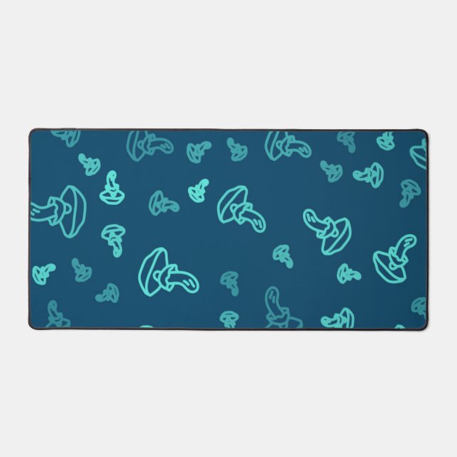 Mushroom pattern desk mat (Front)