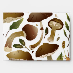 Mushroom pattern envelope