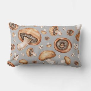 Mushroom Pattern Lumbar Cushion