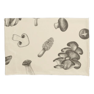 Mushroom pattern pillowcase