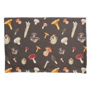 Mushroom pattern pillowcase