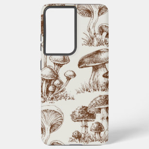 Mushroom pattern samsung galaxy case