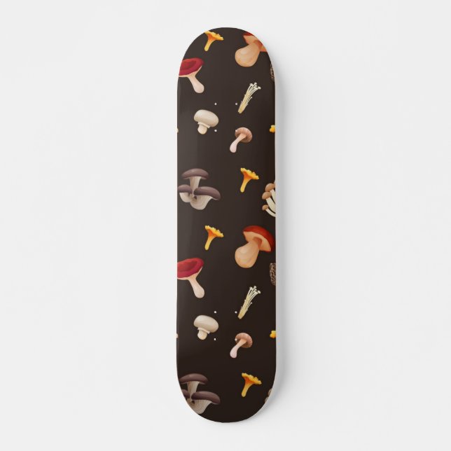 Mushroom pattern skateboard (Front)