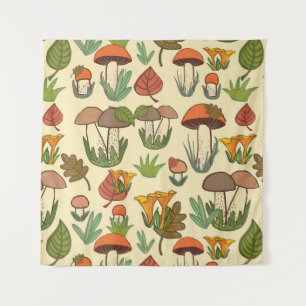 Mushroom pattern. tapestry