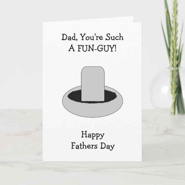 Mushroom Personalised Father's Day Card (Front)