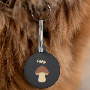 Mushroom Pet Tag