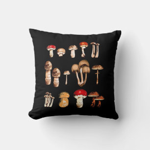 Mushroom Picker Life Cushion