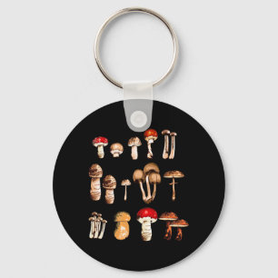 Mushroom Picker Life Key Ring