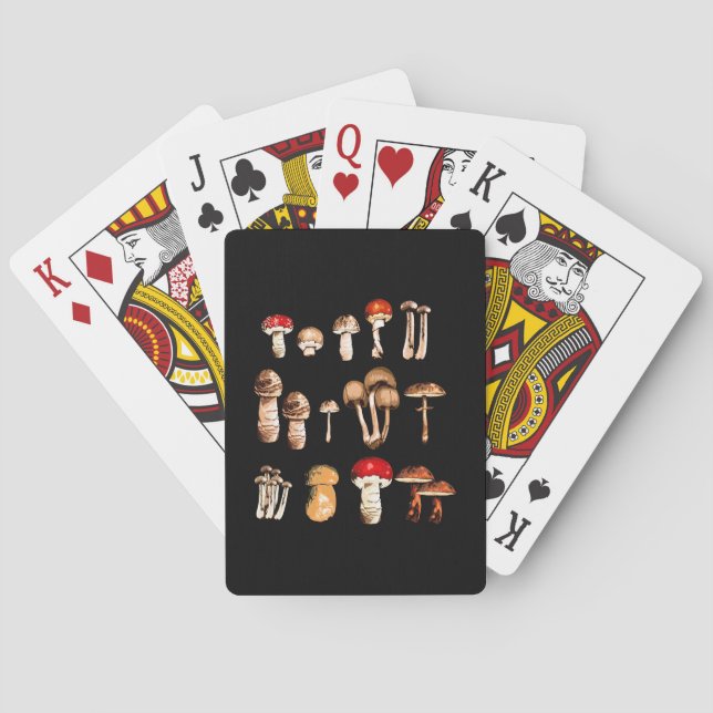 Mushroom Picker Life Playing Cards (Back)
