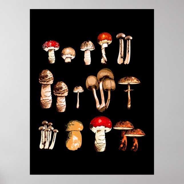 Mushroom Picker Life Poster (Front)
