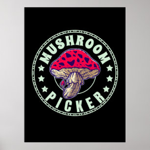Mushroom Picker Poster