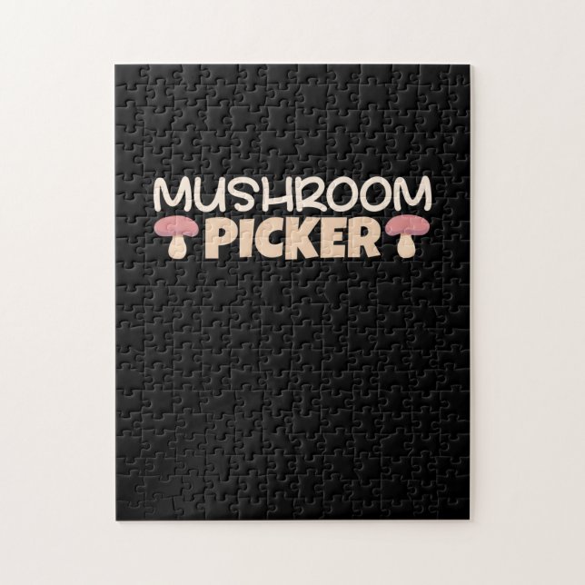 Mushroom Pickers Jigsaw Puzzle (Vertical)