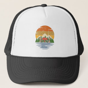 Mushroom Picking Retro Trucker Hat