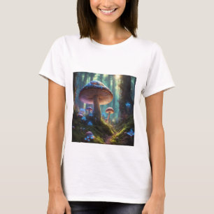 Mushroom picture T-shirt