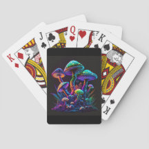 Mushroom playing cards