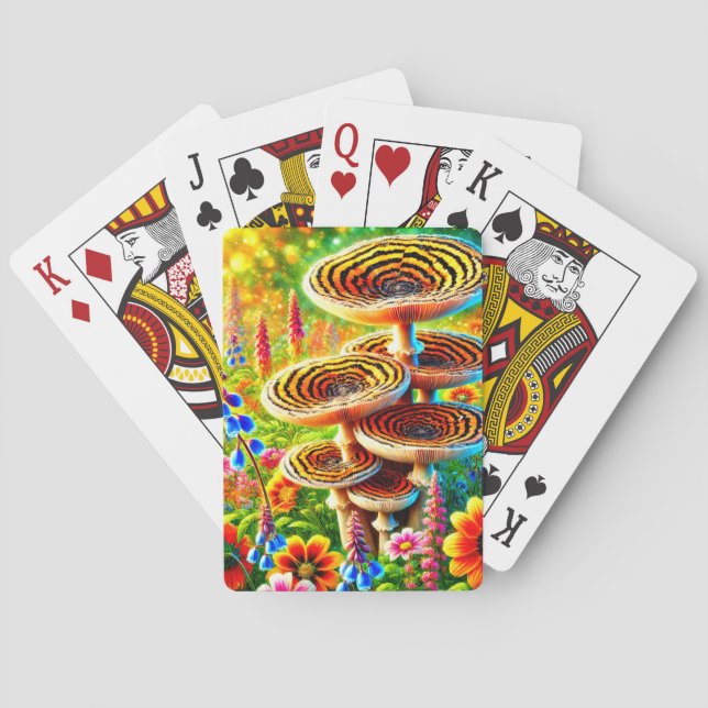 Mushroom Playing Cards (Back)