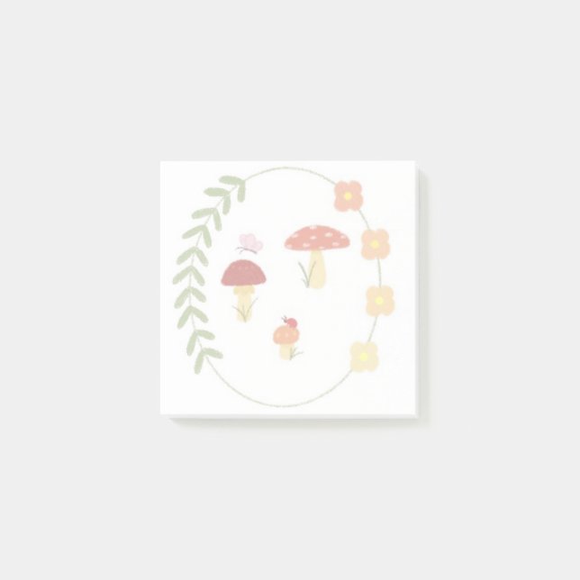 Mushroom Post-it Notes (Front)