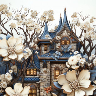 Mushroom Print Mug 3D