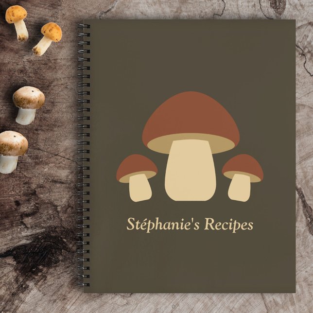 Mushroom Recipes Notebook (Mushroom Recipes Notebook)