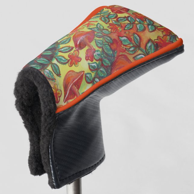 mushroom retro     golf head cover (3/4 Front)