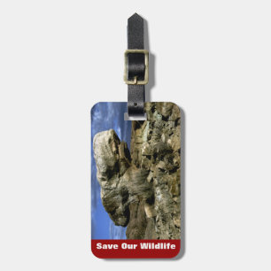 Mushroom Rock Luggage Tag