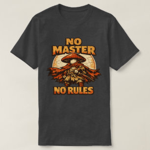 Mushroom Ronin – NO MASTER NO RULES T-Shirt