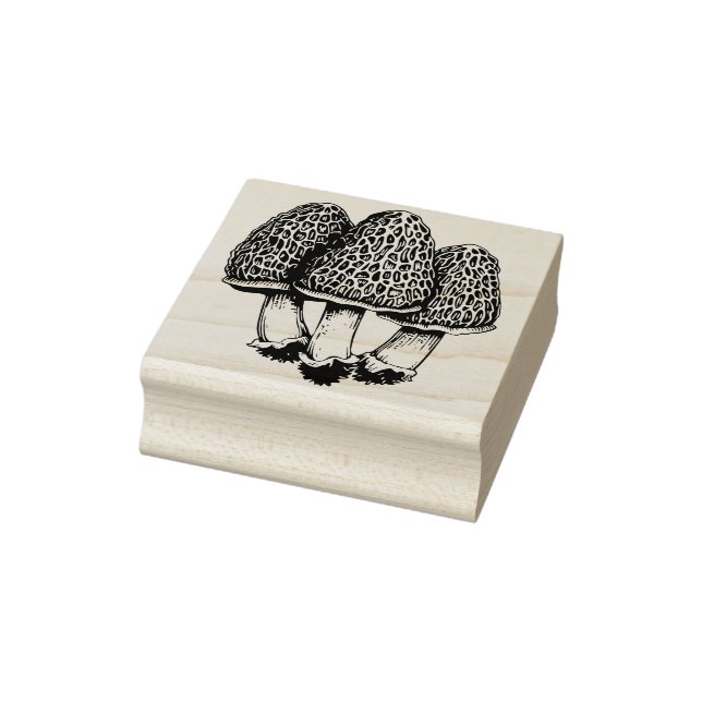 Mushroom Rubber Stamp   (Stamp)