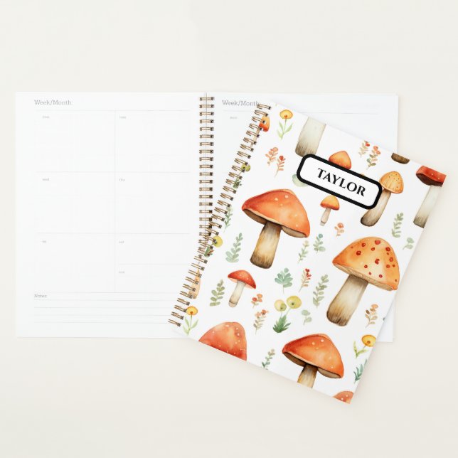 Mushroom Rustic Forest Planner (Display)
