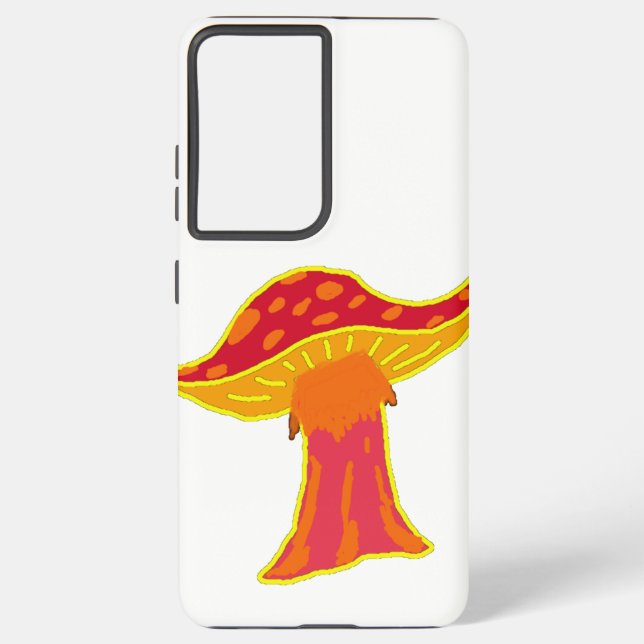 Mushroom Samsung Galaxy S21 Ultra Case (Back)