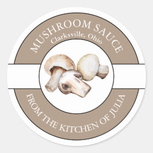Mushroom Sauce Label