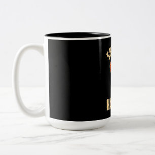 Mushroom Shiitake Happens Two-Tone Coffee Mug