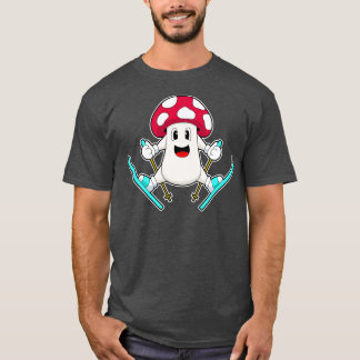 Mushroom Skier Ski T-Shirt