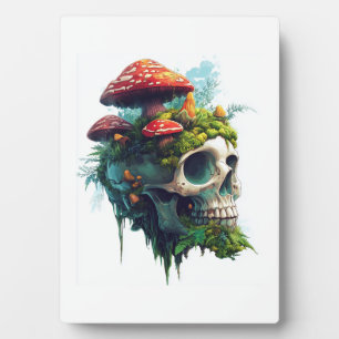 Mushroom Skull Grove Plaque