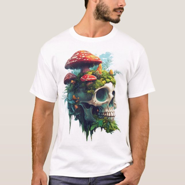 Mushroom Skull Grove T-Shirt (Front)