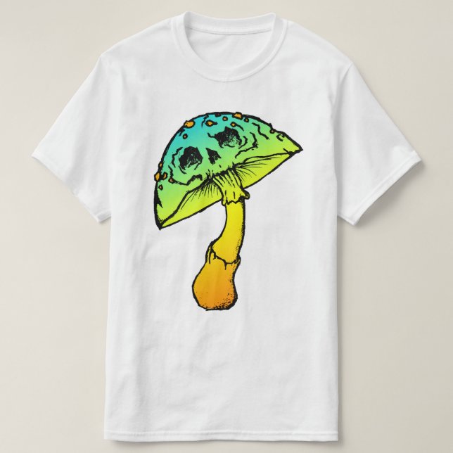 mushroom skull T-Shirt (Design Front)