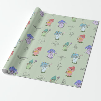 Mushroom Spirits Wrapping Paper