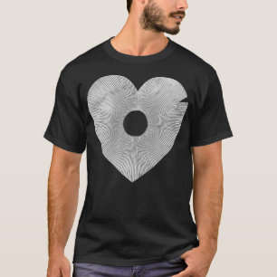 Mushroom Spore Heart Fungi Mycology Foraging Love  T-Shirt